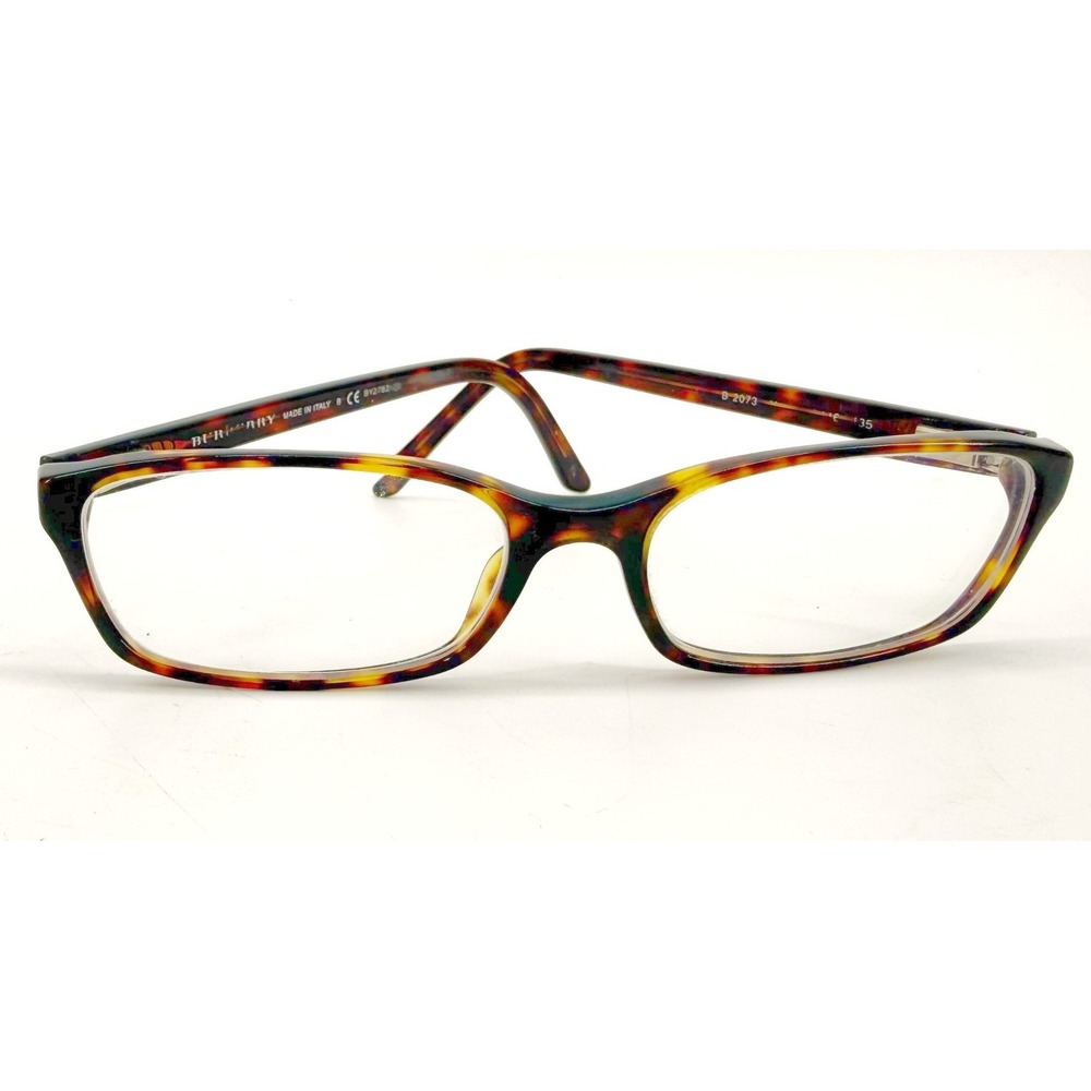 Burberry Eyeglasses Unisex 51-16-135 Tortoise B 2073 Havana Rectangular